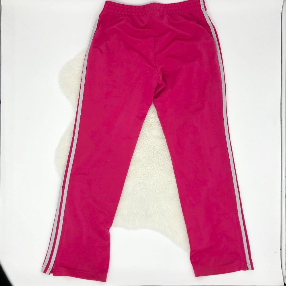 ADIDAS Vintage Hot Pink White Track Pants Joggers - Picture 12 of 16